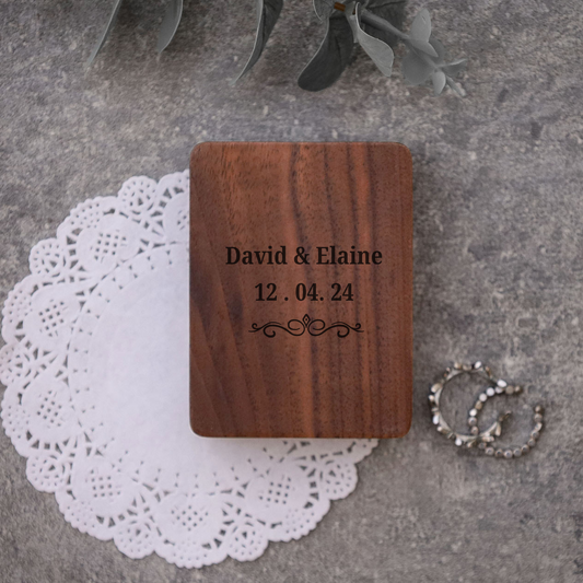 Handcrafted Wooden Ring Box – The Perfect Choice for Proposals &amp; Engagements